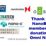NanoBCA members that supported Omni Nano's fundraising effort toward the Challenge Grant.