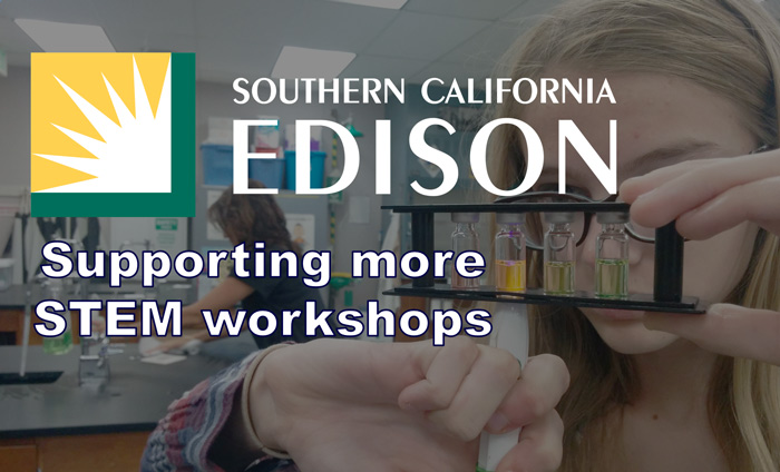 Southern California Edison is supporting Omni Nano's exciting STEM workshops for the fourth year in a row.