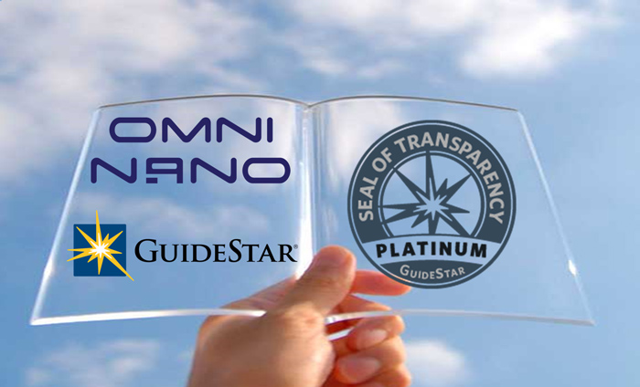 For the third year in a row, Omni Nano is recognized as a GuideStar Platinum member for our commitment to organizational transparency.