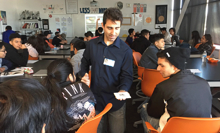 Today, Omni Nano presented its Discover Nanotechnology Workshops to 80 students at the Samueli Academy in Santa Ana, CA.