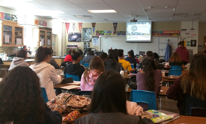 Omni Nano presented its Discover Nanotechnology Workshops to 90 students at Alhambra High School.