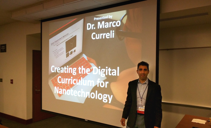 Omni Nano presents "Creating the Digital Curriculum for Nanotechnology" at the 2018 Digital Media Educators Conference (DMEC).