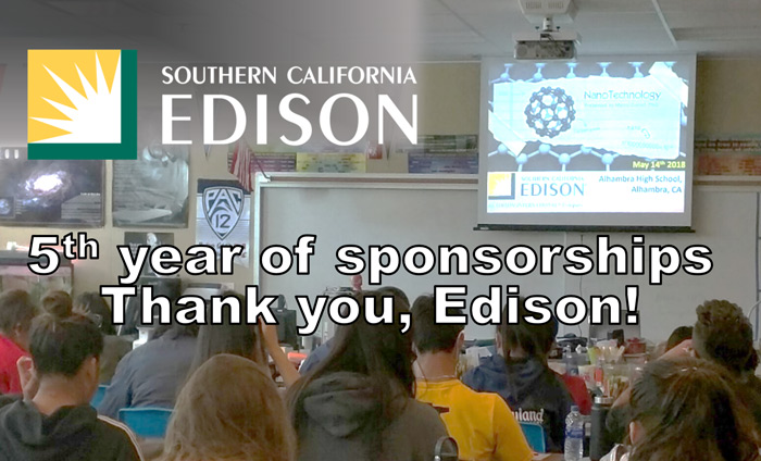 For the fifth year in a row, Edison has awarded Omni Nano with sponsorship for motivational STEM workshops