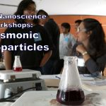 For the first time ever, CNSI introduced local high school science teachers to a hands-on experiment about the optical properties of plasmonic nanoparticles.