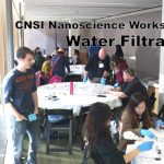 Local teachers learned a new lab using nanoscience to filter water at today's “teach-the-teachers” workshop.